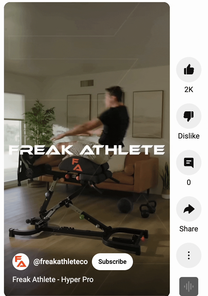 Freak Athelete ad inside VidTao YouTube Spy Tool