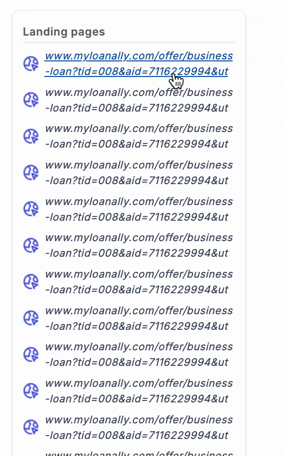 MyLoanAlly landers in VidTao YouTube ad finder