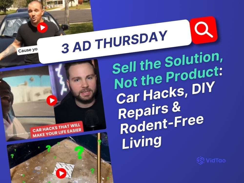 3 ad thursday 29th may 2025 VidTao YouTube ad spy tool