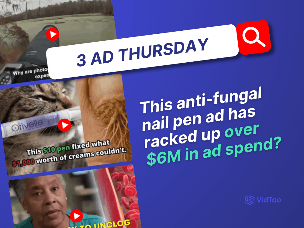 anti fungal ad VidTao YouTube spy tool 3 ad thursday cover image
